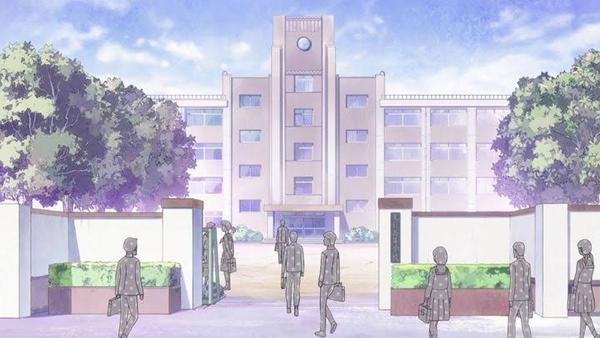 Le lycée Tomobiki dans le remake de 2022
